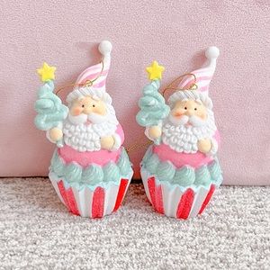 Christmas Santa Claus Pastel Cupcake's